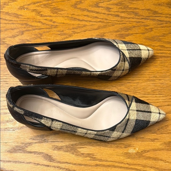 Plaid Pointed Toe Women's Shoes - Picture 2 of 5